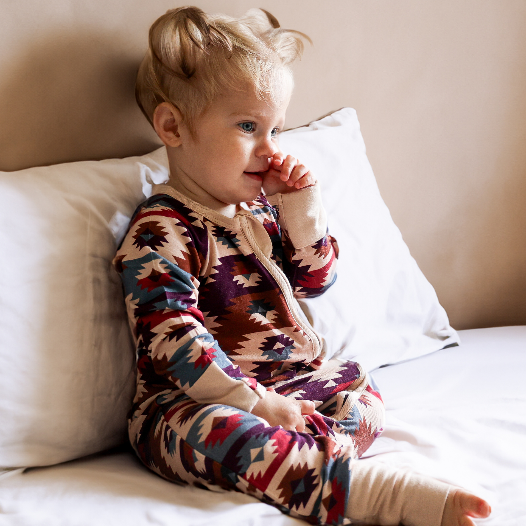 ZIPSTER™ Azteco: Morbido pigiama per bambini in bambù Spedizione