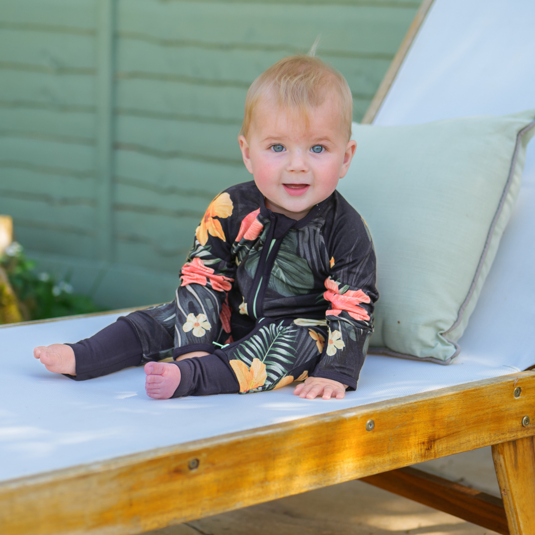 Pigiama per neonato ZIPSTER™ Hawaiian Nights Morbido bambù