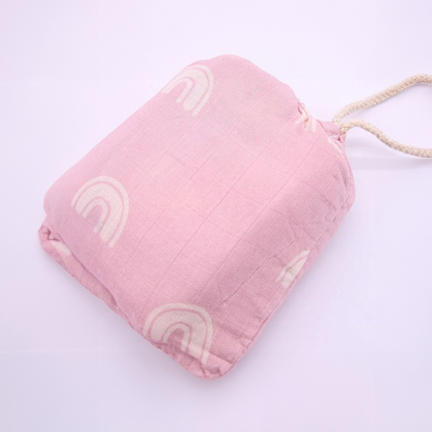 Cotton Muslin Cloths With Wooden Animal