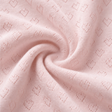 Body con corazón de punto calado - Rosa