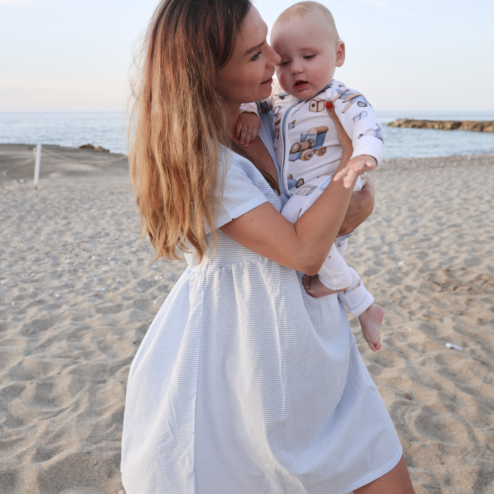 breastfeeding holiday dress Naomi Maternity Nursing Dress Mulberry