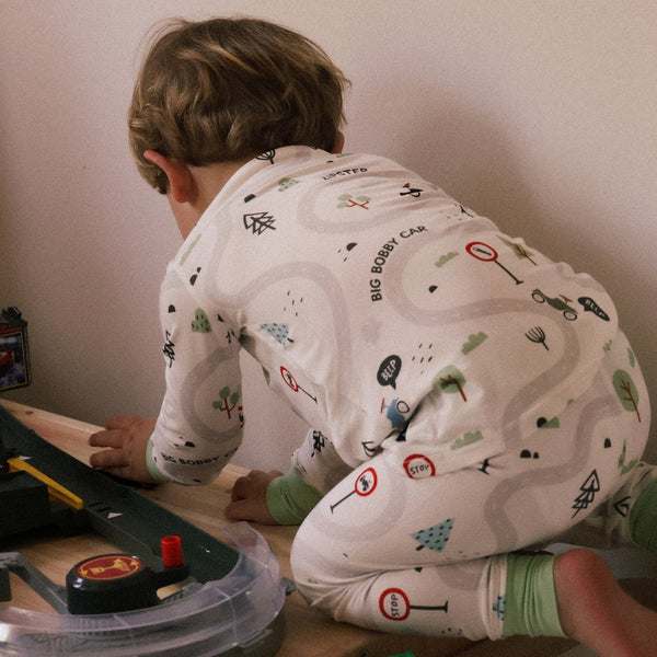 The perfect bamboo sleepwear. Shop our two piece PJ set for kids