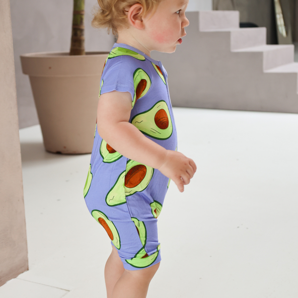 ZIPSTER™ Avocado | Two-Way Zip Bamboo Babygrow – Zipster
