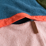 Breastfeeding Fleece Retro Coral and Olive