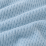 Peto de algodón puro Ribbed azul