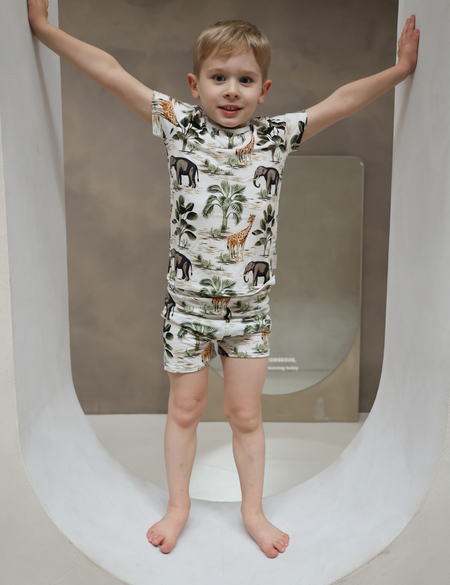 Children's Shortie PJ Set Jungle