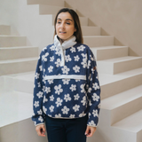 Breastfeeding Fleece Retro Flowers