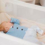 Pure Blue Button Up Cardigan