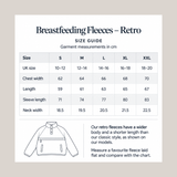 Breastfeeding Fleece Retro Peach