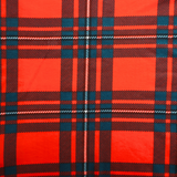 Set di pigiami per bambini in tartan rosso