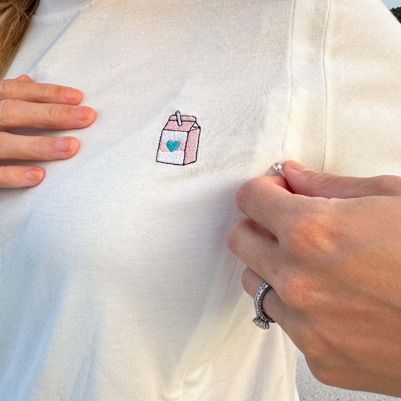 Borstvoeding T-shirt - Milkshake