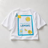 Kinder-T-Shirt in Übergröße Lemon Squeezy