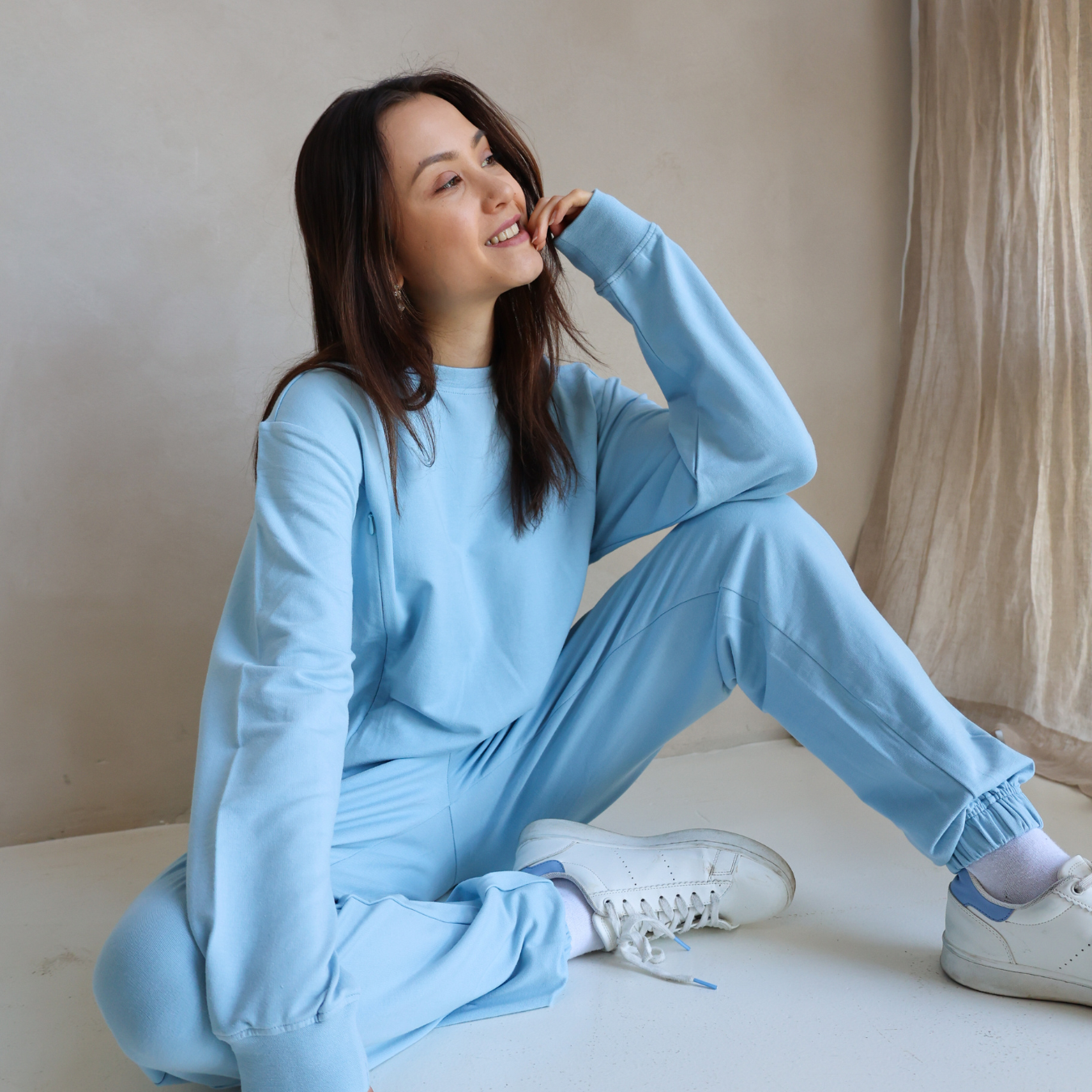 Bamboo Sweatpants Baby Blue