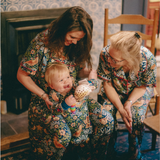 William Morris - Set di pigiami da donna - Ladro di fragole - Blu marino