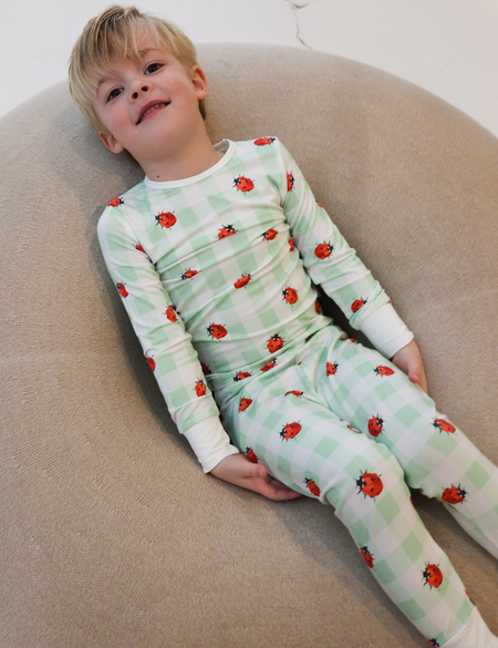 Children's PJ Set Ladybird