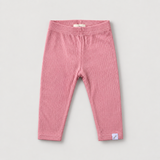 Ribbed Bambus-leggings i rosa