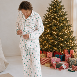 Mens PJ Long Sleeve Evergreen Gingham