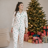 Ladies Pyjamas Set Evergreen Gingham
