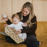 Флис для грудного вскармливания коричневый