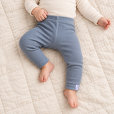 Ribbed Bamboe-legging Blueberry