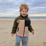 Children’s Fleece Navy and Olive