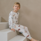 Pyjamas-sæt til børn med bilmotiv