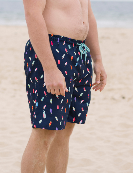 Mens Swimming Trunks Ice Pop