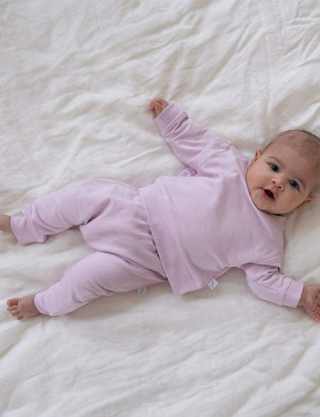 Bamboo Lounge Set in Soft Lilac