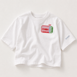 Übergroßes T-Shirt für Kinder Weiße Sardinen