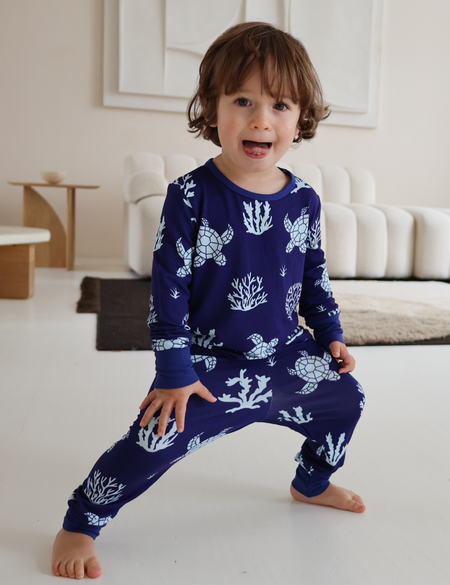 Children's PJ Set Turtle