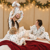 Ladies Pyjamas Set Evergreen Gingham