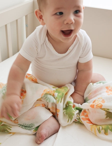 Pineapple Large Muslin Blanket