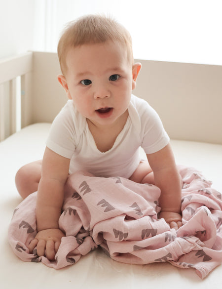 Peaks Large Muslin Blanket