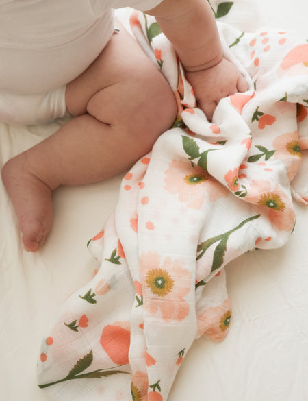 Tulips Large Muslin Blanket