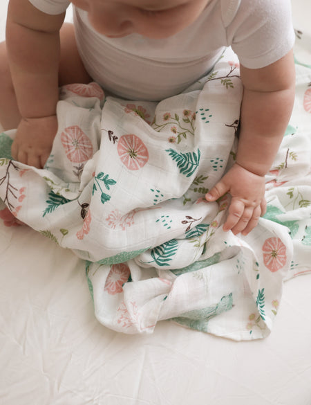 Bear Large Muslin Blanket