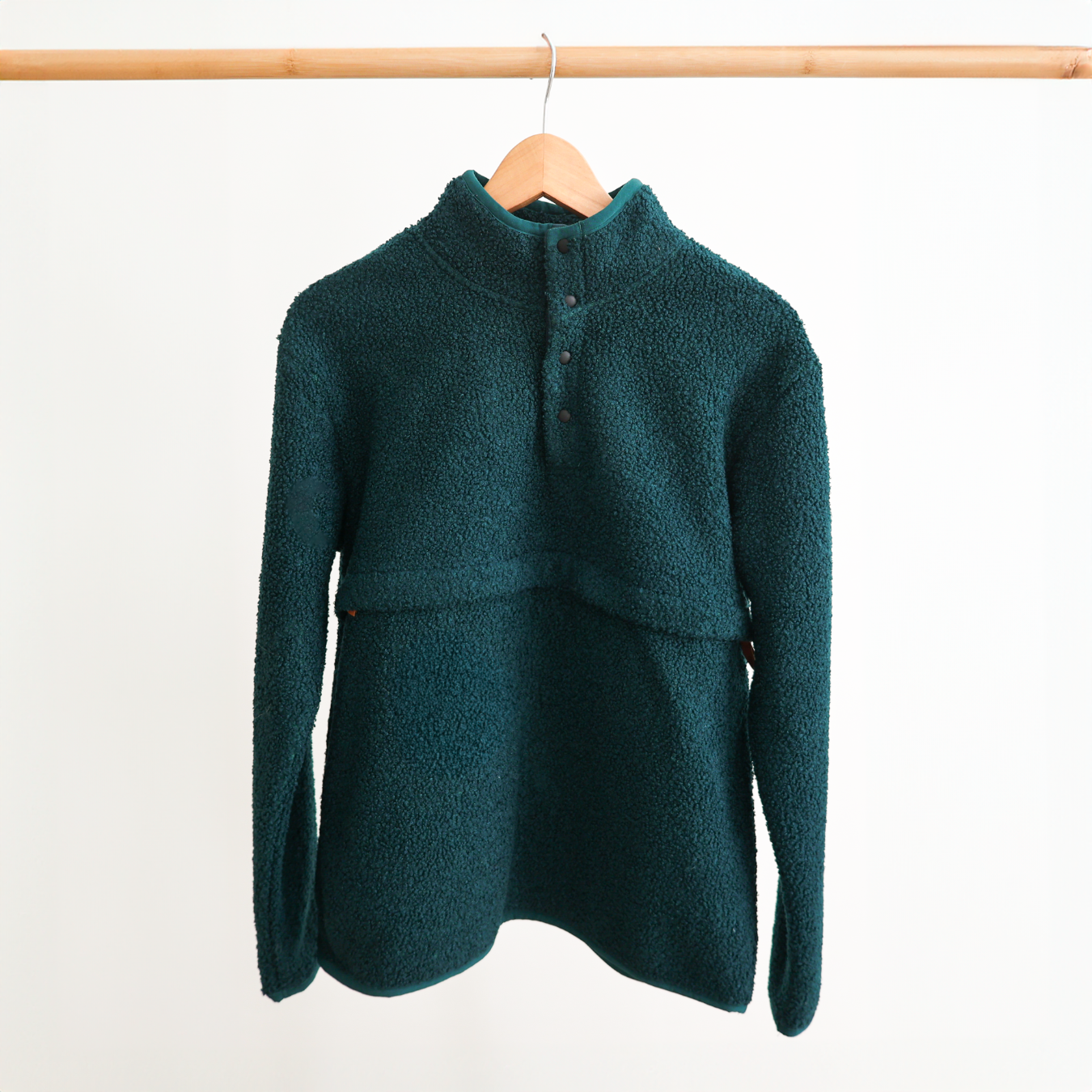 Borstvoedings fleece - Bosgroen