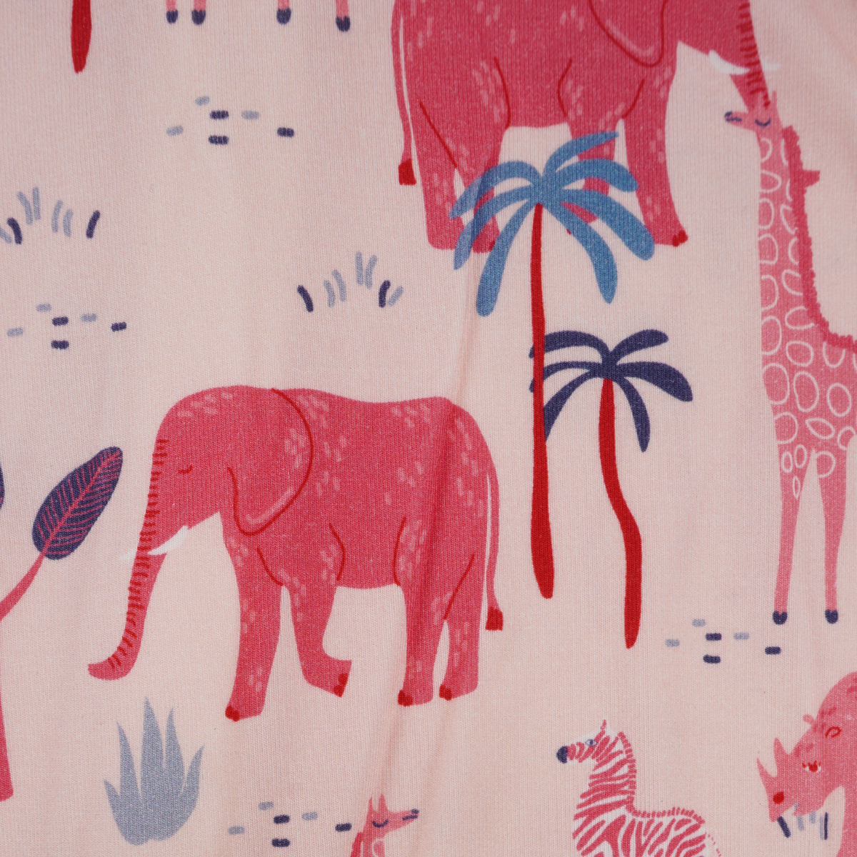 Ensemble de pyjamas pour enfants Safari rose