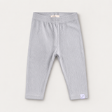 Ribbed Leggings de bambú «Fog»