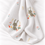 Coperta grande in mussola Bunny