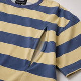 Oversized amme-T-shirt Smør og blå