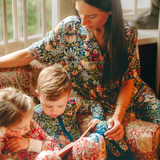 William Morris Zipster Strawberry Thief Marineblau