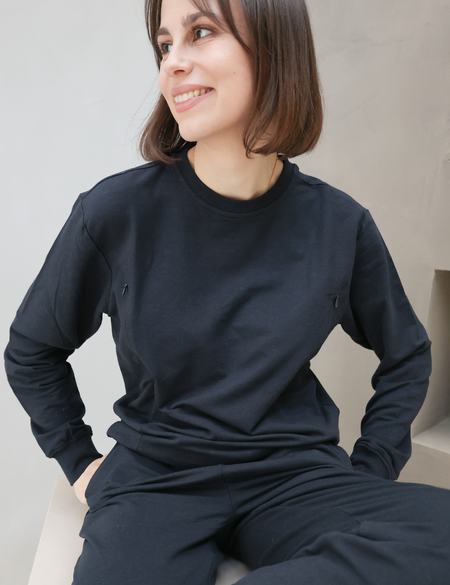 Breastfeeding Sweatshirt - Midnight Navy