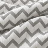 Große Musselin-Decke „Zig Zag“