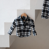 Mini Flannel Shirt Black Check