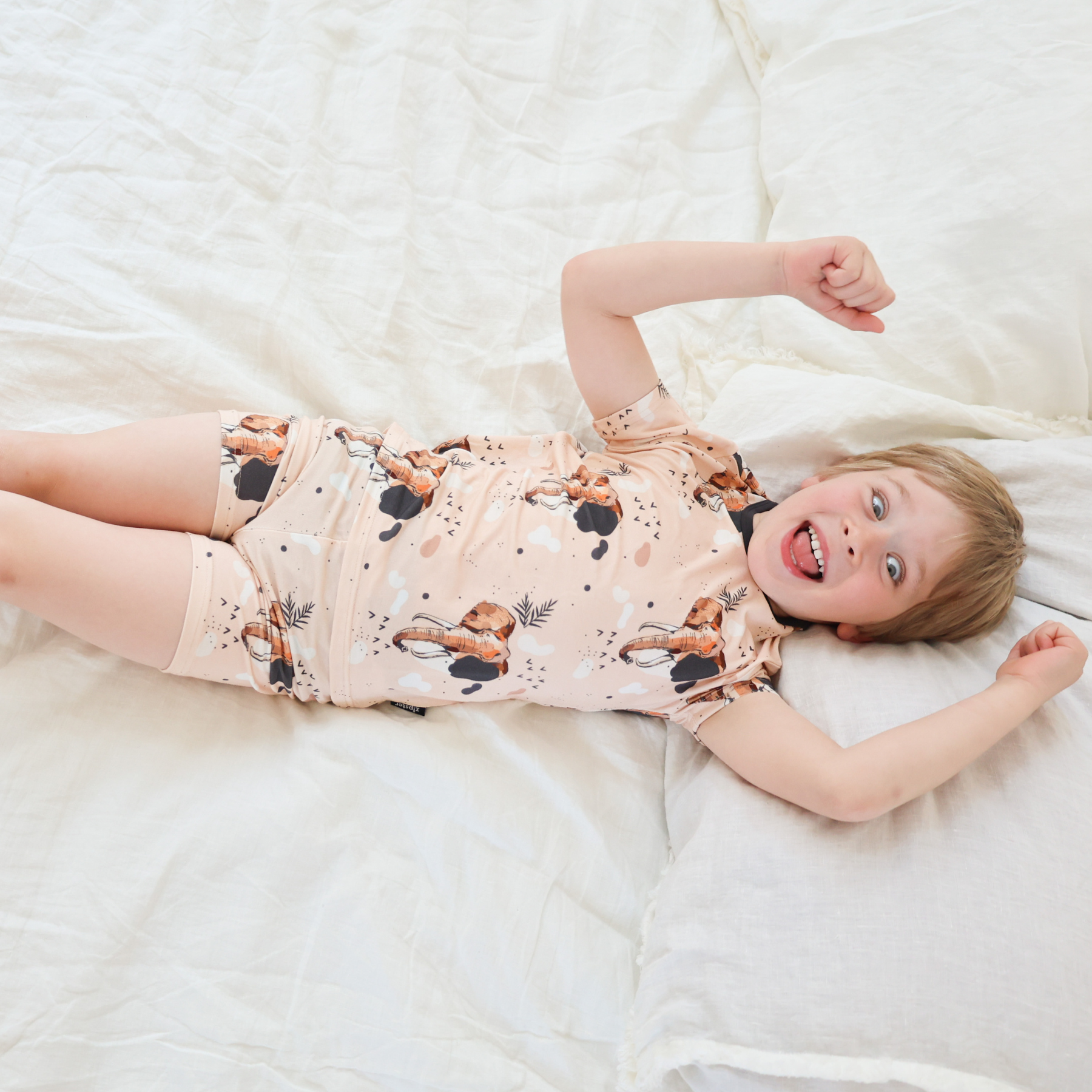 Children's Shortie PJ Set Safari