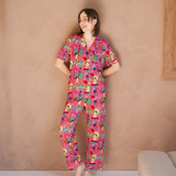 Damespyjamaset Frida Fiesta de Colores