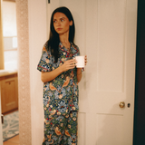 William Morris - Set di pigiami da donna - Ladro di fragole - Blu marino