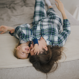 Женский пижамный комплект Зеленый тартан