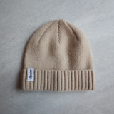 Bonnet en tricot de bambou - Oatmeal