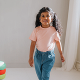 Camiseta Bamboo Everyday para niños Rosa suave